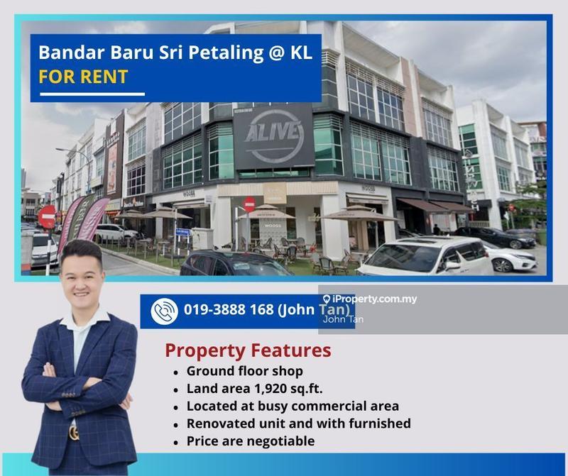 For Rent - (Ground Floor - Renovated with Furnished / NEGOTIABLE) KL @ Radin Bagus Sri Petaling Shop