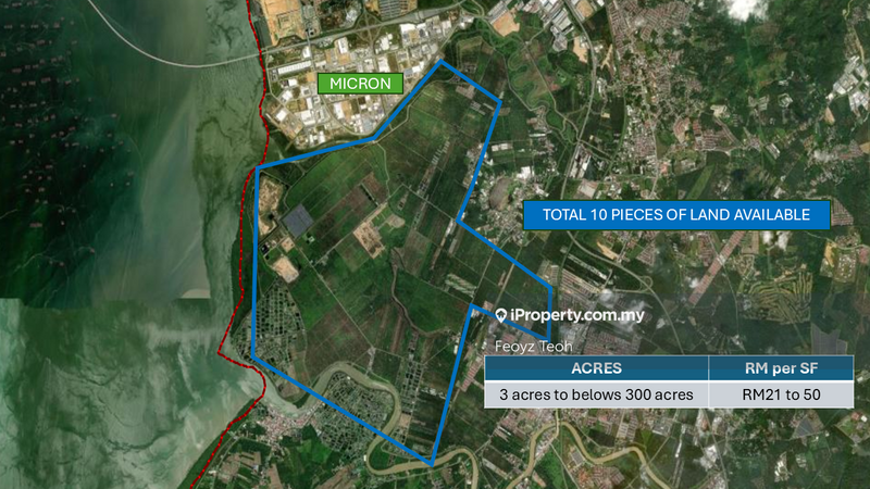 For Sale - Industrial Zone Land (s), Jalan Changkat & Byram, Nibong Tebal, Penang