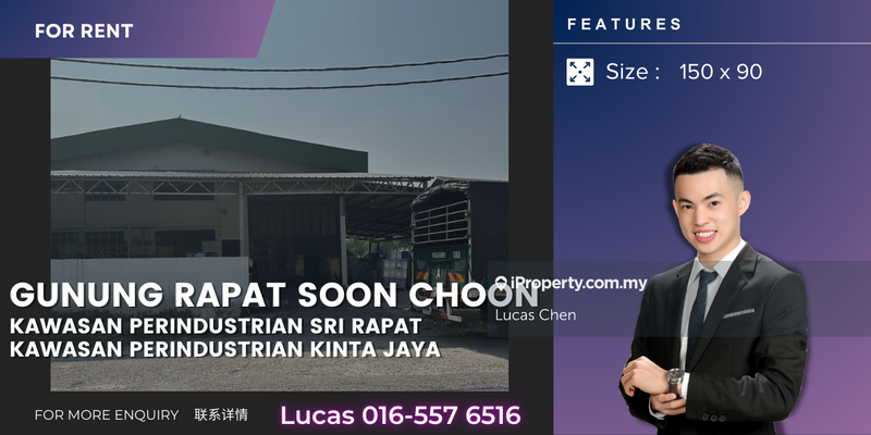 For Rent - Sri Rapat, Simpang Pulai, Gunung Rapat, Kinta Jaya