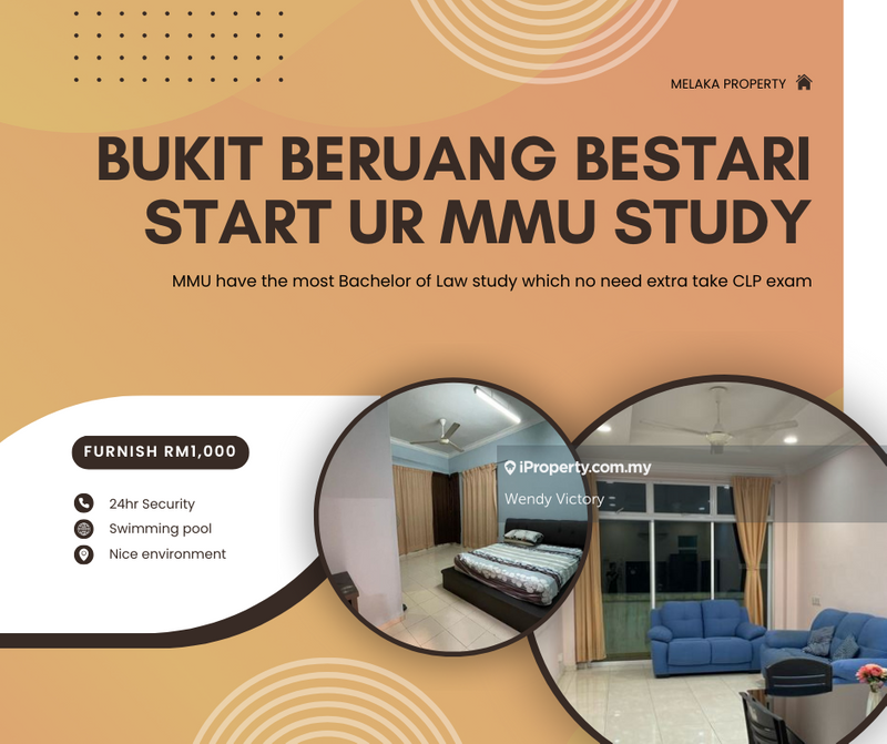 For Rent - Pangsapuri Bukit Beruang Bestari (University View)