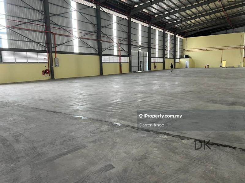 For Rent - 2.39 acres Pulau Indah , Westport Klang Brand New Warehouse with 3 storey office