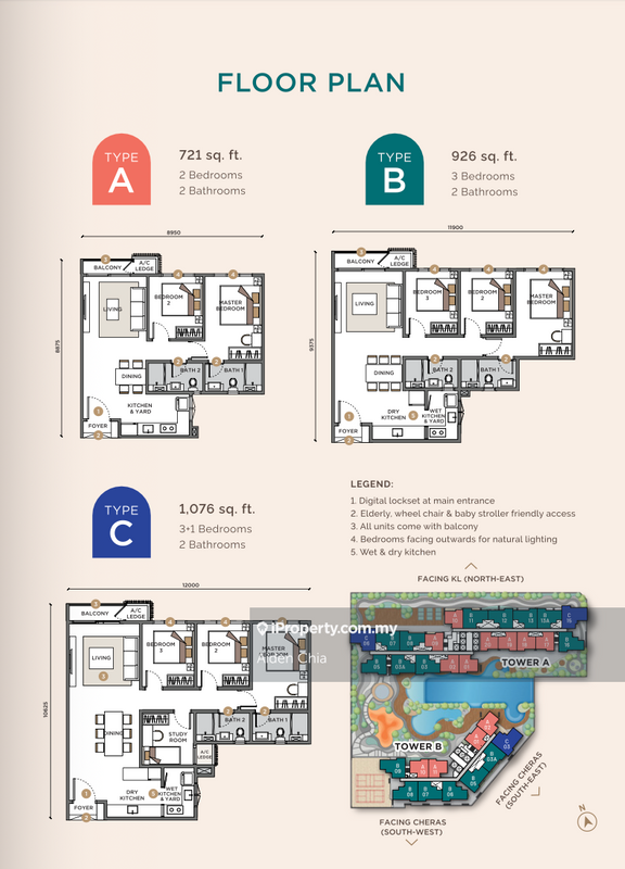 Kediaman Servis untuk Dijual di Sunway Velocity 3 oleh Aiden Chia - iProperty.com.my