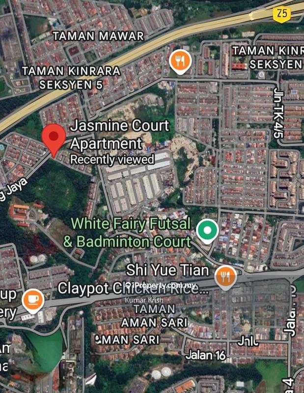 Pangsapuri untuk Dijual di Jasmine Court oleh Kumar Krish - iProperty.com.my
