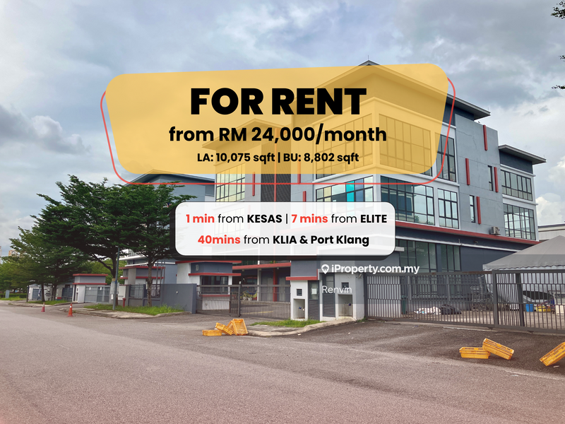 Semi-D Factory for Rent in Seksyen 26, Shah Alam by Renvin - iProperty.com.my