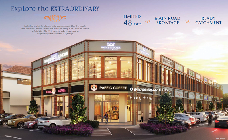 For Sale - Bloc 17, Setia Safiro Shoplot, Cyberjaya