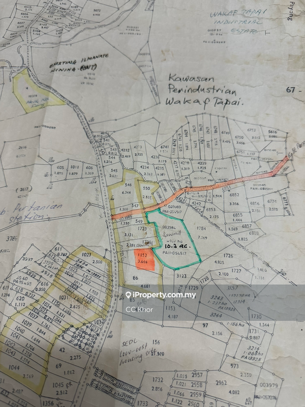 Tanah Perindustrian untuk Dijual di Hulu Terengganu, Terengganu oleh CC Khor - iProperty.com.my