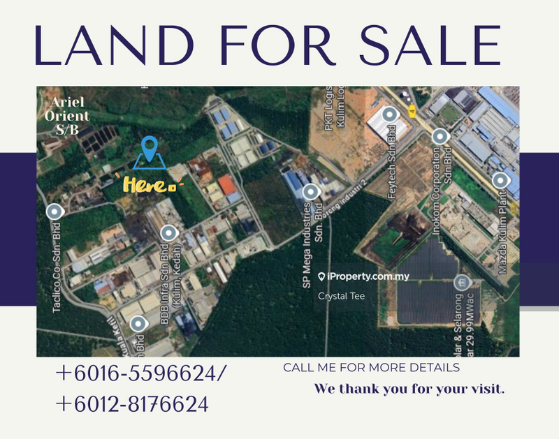 Tanah Perindustrian untuk Dijual di Bandar Putra Kulim, Kulim oleh Crystal Tee - iProperty.com.my