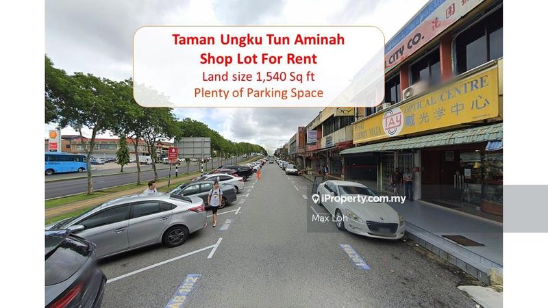 For Rent - Tun Aminah, Double Storey Shop