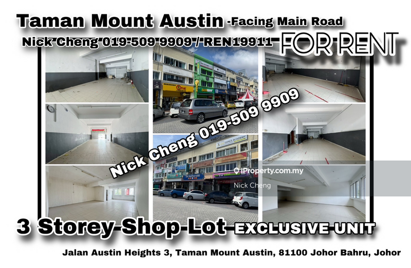 Kedai-Pejabat untuk Disewa di Taman Mount Austin, Tebrau oleh Nick Cheng - iProperty.com.my