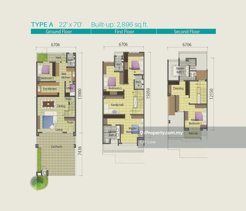 Rumah Berangkai 3 Tingkat untuk Dijual di Cyberjaya, Cyberjaya oleh CH Low - iProperty.com.my