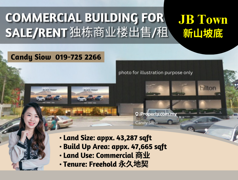For Sale - Johor Bahru Town Area 47k sqft Commercial Building