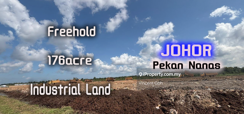 For Sale - Johor Pekan Nanas 176.82acre Freehold Light & Medium Industrial Land