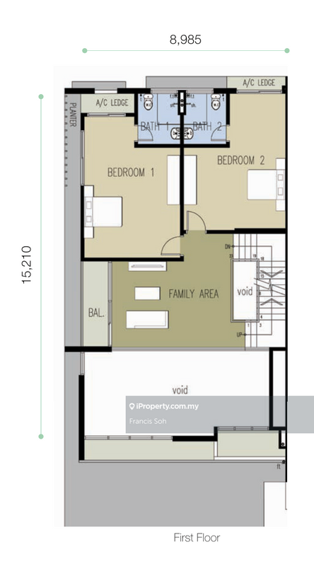 Rumah Berkembar untuk Dijual di Kinrara Residence, Puchong oleh Francis Soh - iProperty.com.my