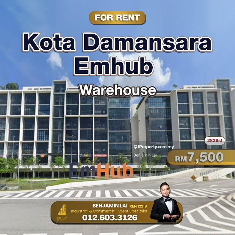 For Rent - Kota Damansara Emhub Warehouse for Rent