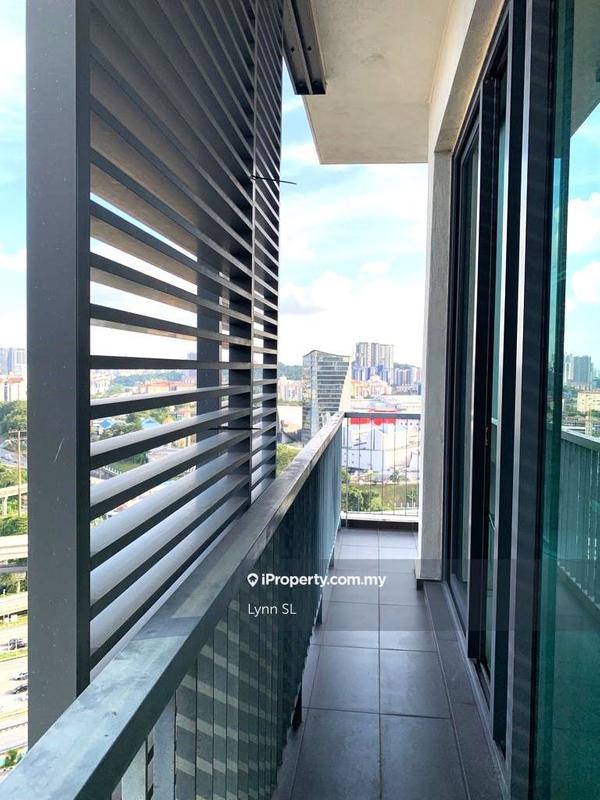 Service Residence for Sale in Vogue Suites One by Lynn SL - Long Balcony - iProperty.com.my