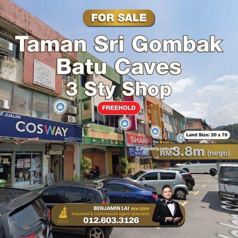 For Sale - Taman Sri Gombak, Batu Caves 3 Sty Shop for Sale