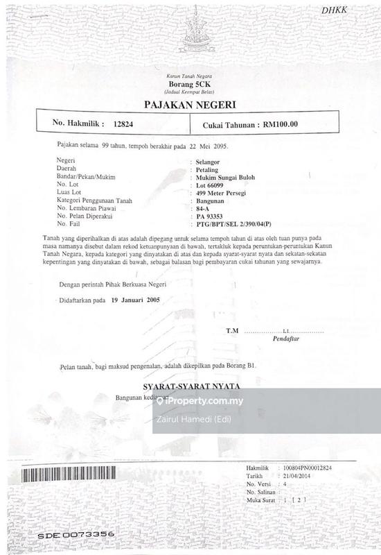 Tanah Kediaman untuk Dijual di Subang Bestari, Shah Alam oleh Zairul Hamedi (Edi) - iProperty.com.my