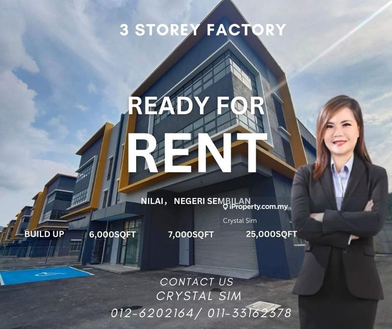Semi-D Factory for Rent in Bandar Sri Sendayan, Negeri Sembilan by Crystal Sim - iProperty.com.my
