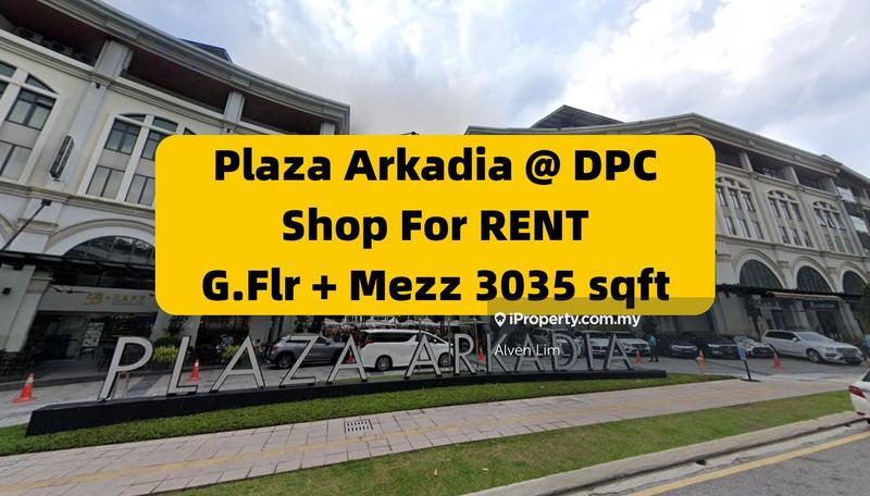 For Rent - Plaza Arkadia, Build Up 3035sqft Shop, Intermediate Lot