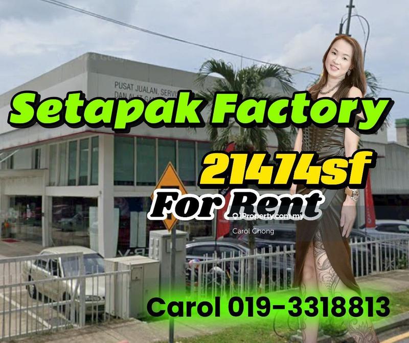 For Rent - (Corner)Detached Factory @ Setapak, Jalan Genting Klang for rent