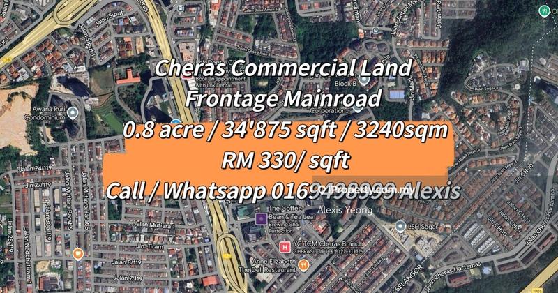 For Sale - Cheras Commercial Land Prime Location