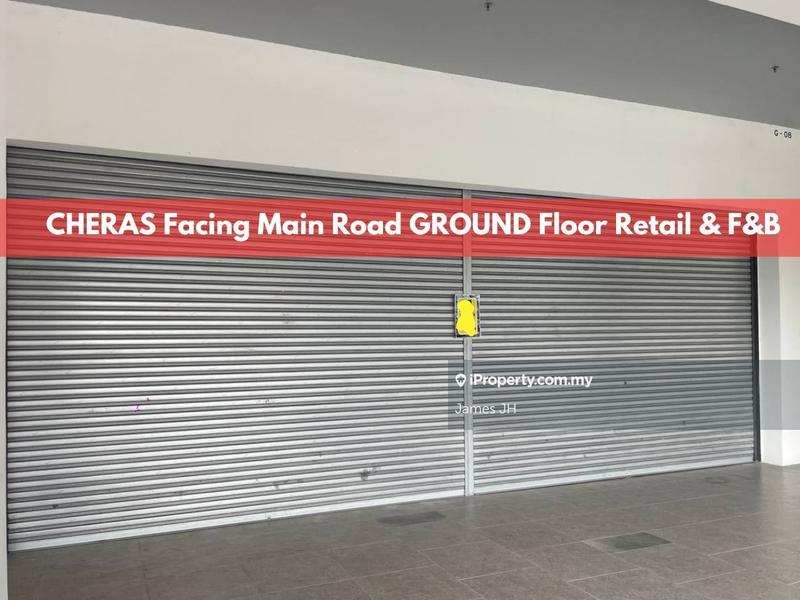 For Rent - GROUND FLOOR SHOP 🚩 FACING MAIN ROAD🚩MRT 🚩BATU 9, CHERAS, KL