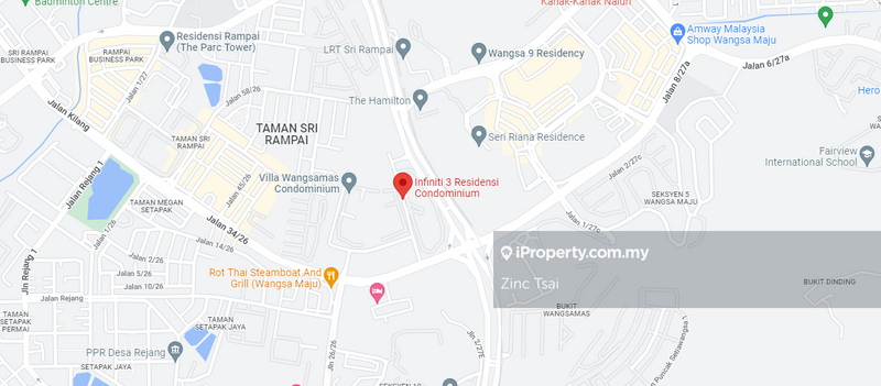 Condominium for Sale in Infiniti 3 Residences by Zinc Tsai - iProperty.com.my