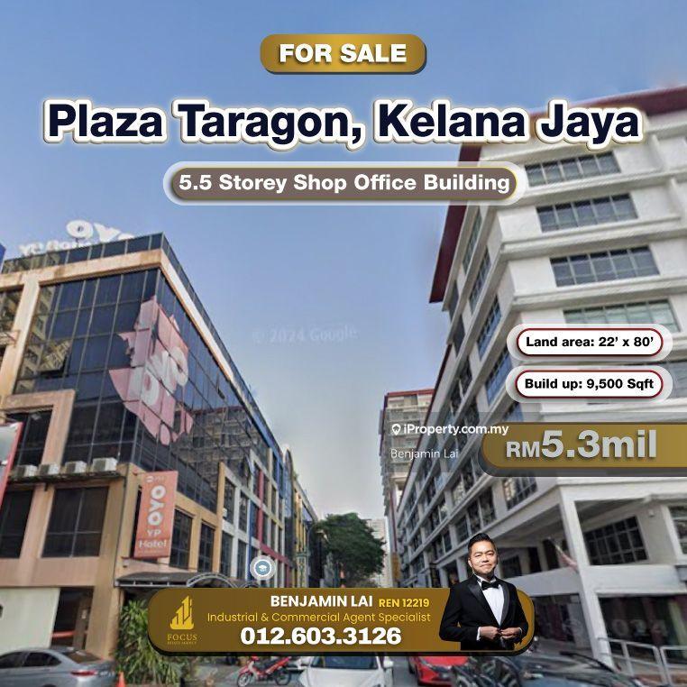 For Sale - Kelana Jaya, Plaza Taragon 5.5 Storey Shop Office Building For Sale
