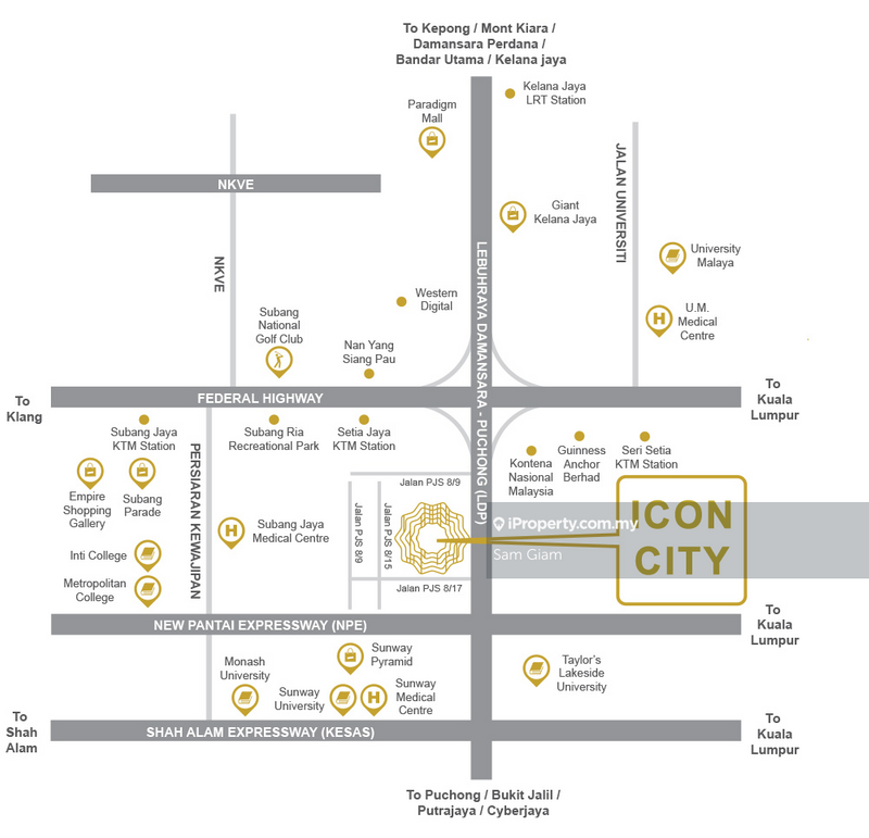 Service Residence for Rent in Icon Residenz @ Icon City by Sam Giam - iProperty.com.my