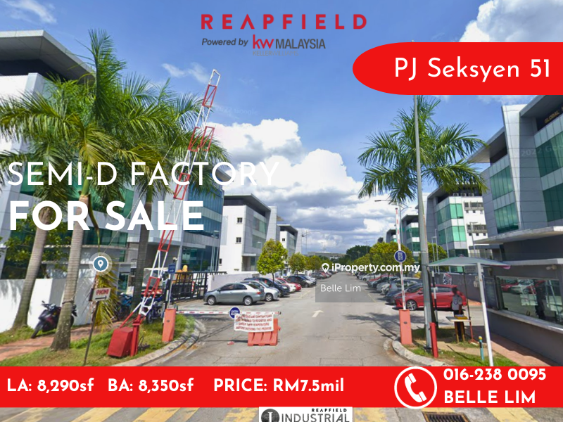 Semi-D Factory for Sale in Seksyen 51, Petaling Jaya by Belle Lim - iProperty.com.my