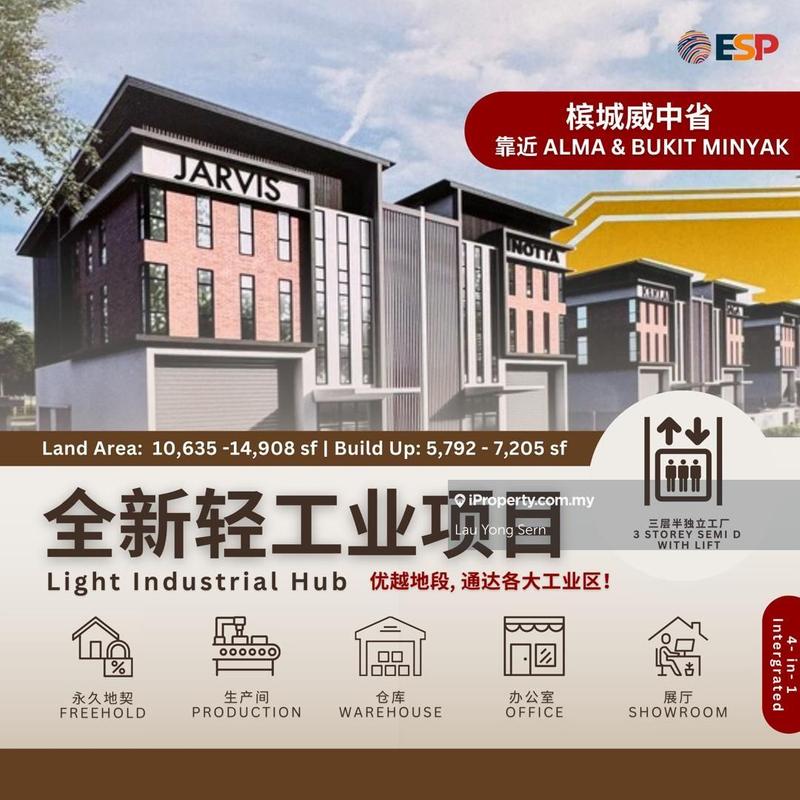 For Sale - Builtson Factory at Bukit Mertajam Alma for Sales