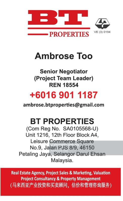 Condominium for Sale in The Park Residences 1 by Ambrose Too - iProperty.com.my