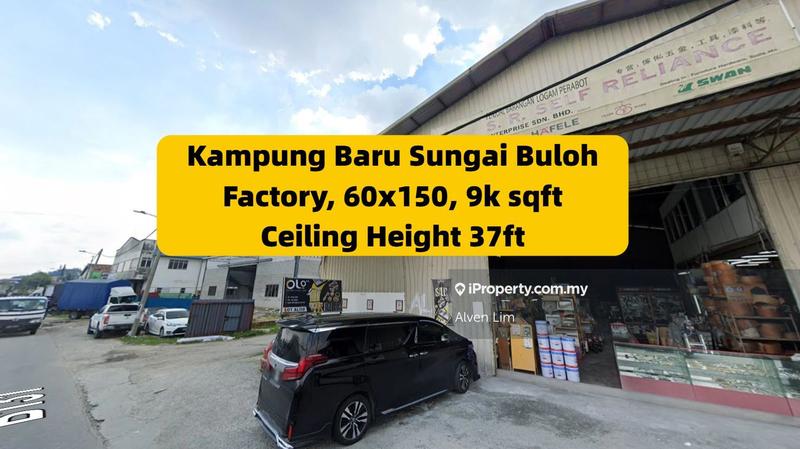 For Rent - Kampung Baru Sungai Buloh, Factory, 9k sqft, 60x150
