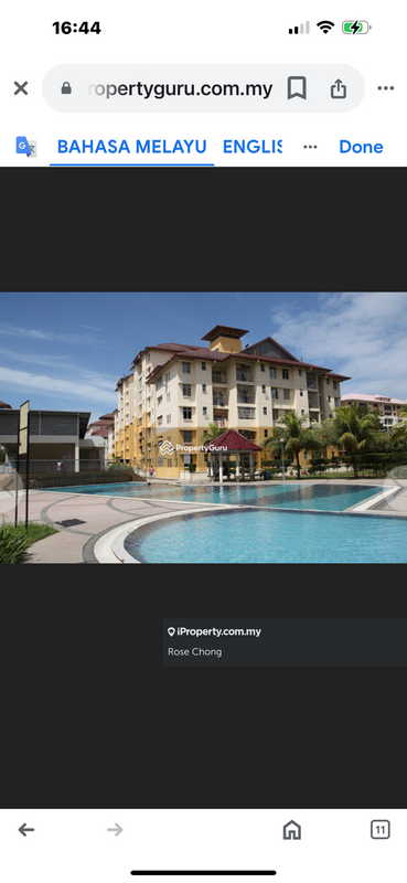 Pangsapuri untuk Dijual di Bayu Villa oleh Rose Chong - iProperty.com.my