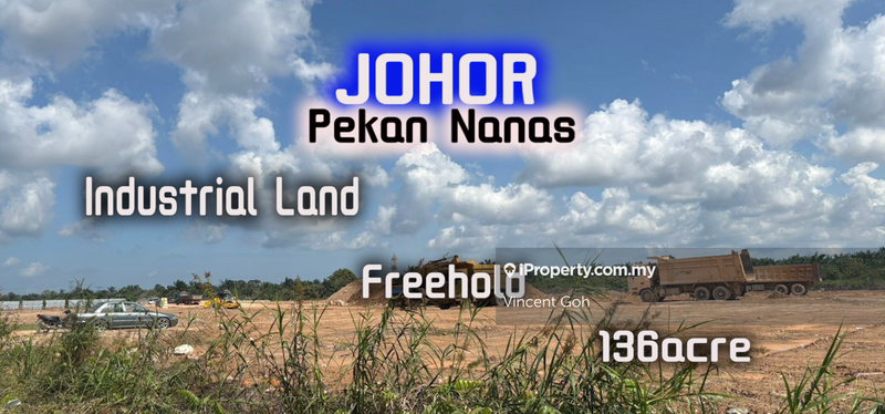 For Sale - Johor Pekan Nanas Freehold 136.85acre Light & Medium Industrial land