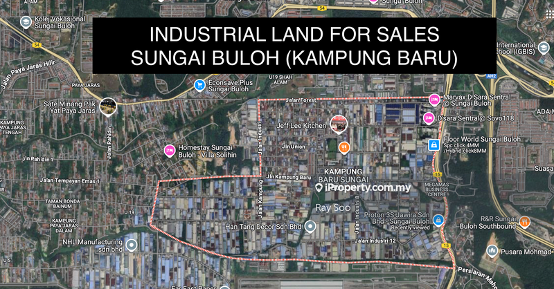 Tanah Perindustrian untuk Dijual di Kampung Baru Sungai Buloh, Sungai Buloh oleh Ray Soo - iProperty.com.my