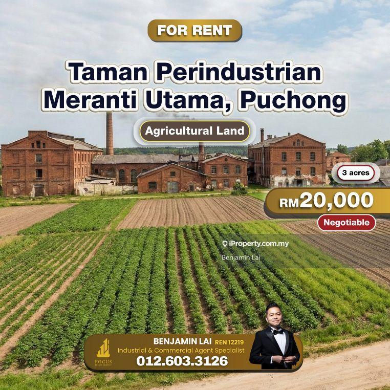 For Rent - Taman Perindustrian Meranti Utama, Puchong Agricultural Land For Rent