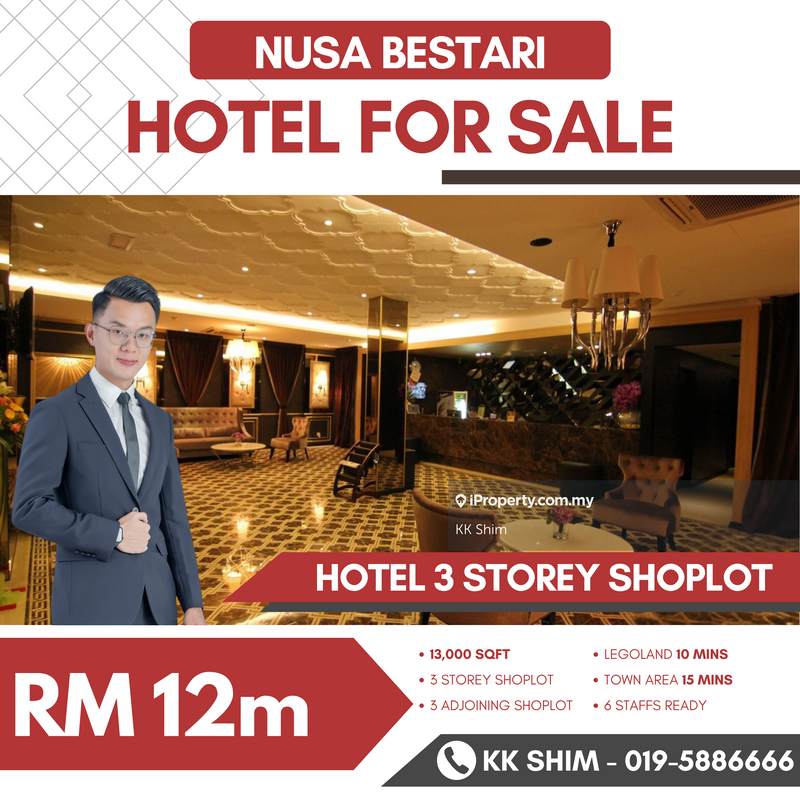 For Sale - Nusa Bestari 13,000 sqft Hotel for Sale