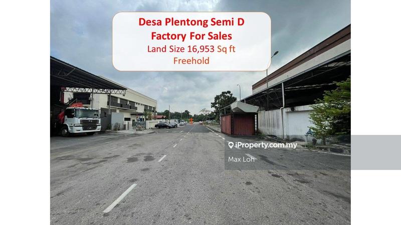 For Sale - Taman Perindustrian Desa Plentong, Semi D Factory