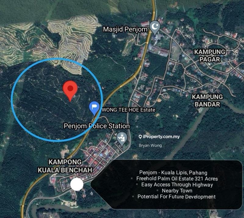 Agricultural Land for Sale in Penjom, Kuala Lipis Agriculture Land, Pahang, Raub by Bryan Wong - iProperty.com.my