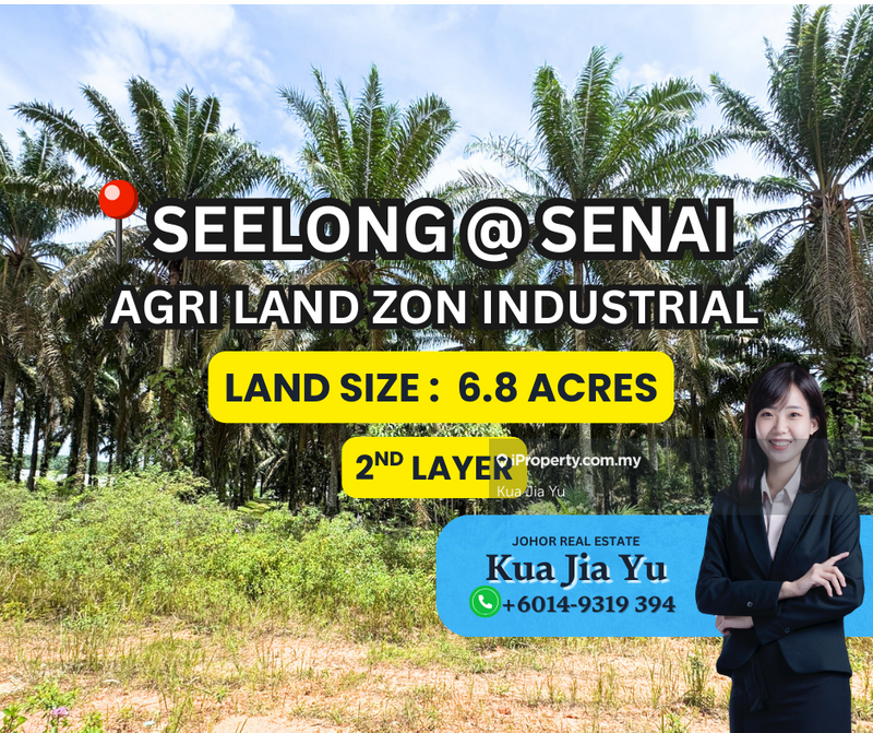 For Sale - Seelong Senai 6.8 Acres Industry Zoning Land