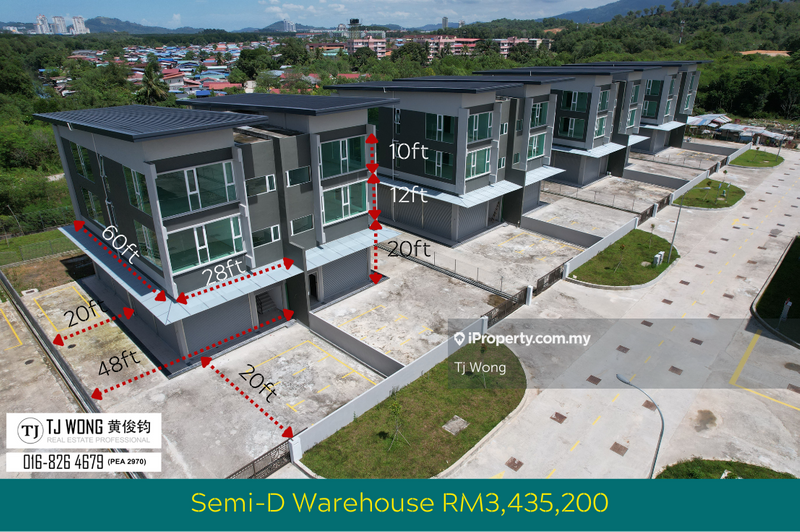 Semi-D Kilang untuk Dijual di Taman Inanam, Kota Kinabalu oleh Tj Wong - iProperty.com.my