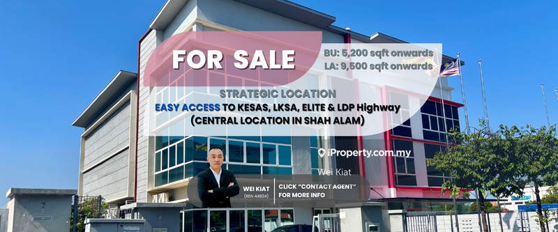 Semi-D Kilang untuk Dijual di Seksyen 27, Shah Alam oleh Wei Kiat - iProperty.com.my