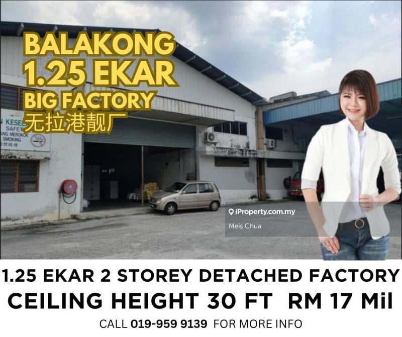 Detached Factory for Sale in Kawasan Perindustrian Balakong, Balakong by Meis Chua - iProperty.com.my