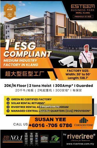 Terrace Factory for Sale in Taman Meru Selatan, Klang by Susan Yee - iProperty.com.my