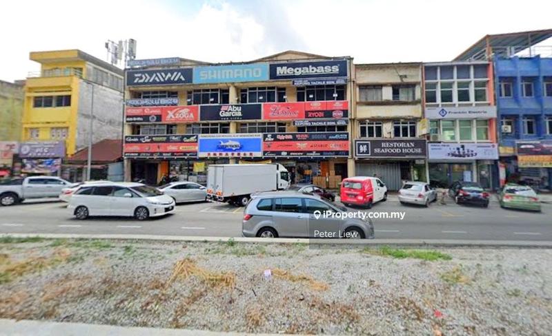 For Sale - MAIN ROAD FRONTAGE, 3 STOREY END LOT SHOP, JALAN KEPONG, PROI ABOVE 4%, FREEHOLD SHOP