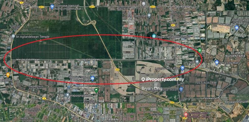 For Sale - Heavy Industrial Land, Jalan Haji Abdul Manan