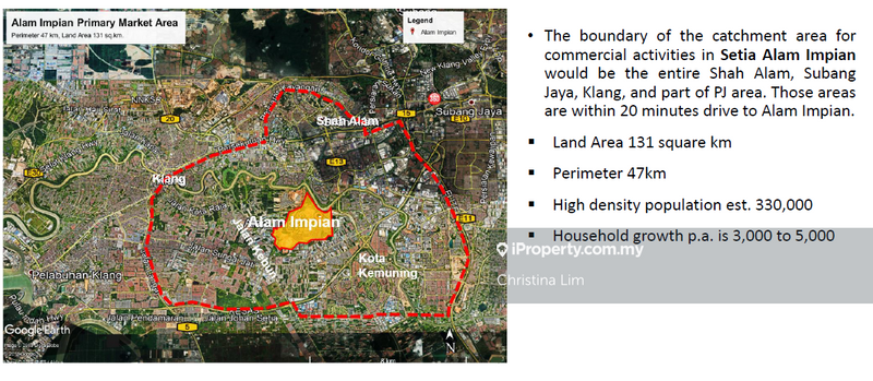 Commercial Land untuk Dijual di Alam Impian, Shah Alam oleh Christina Lim - iProperty.com.my