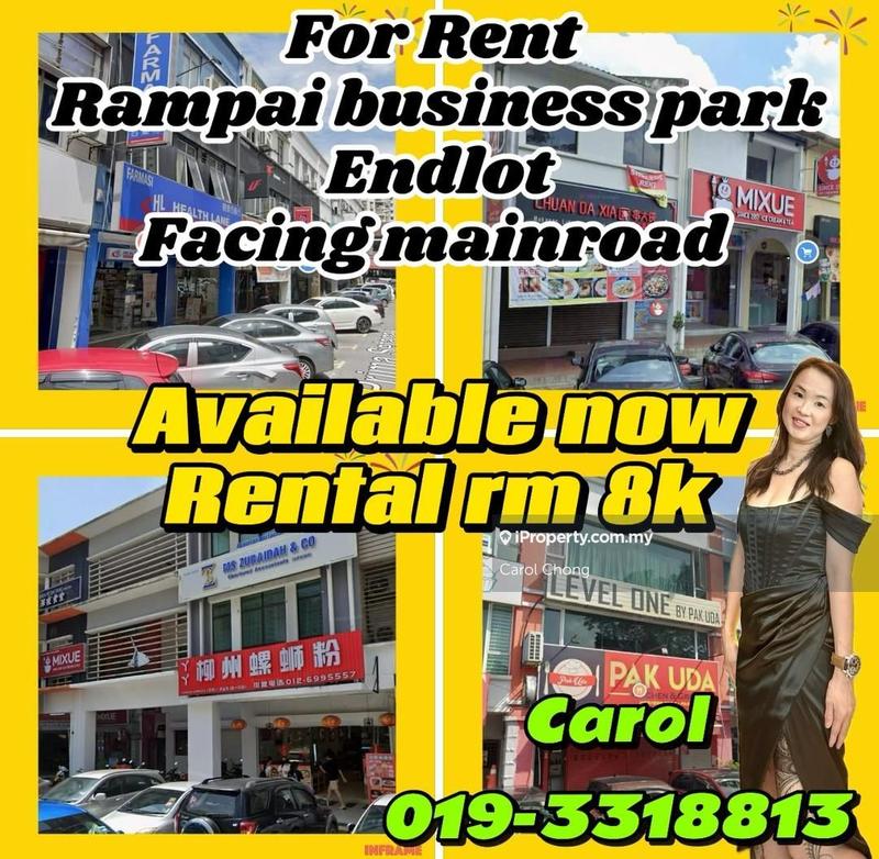 For Rent - Setapak ,Rampai Business Park shop @Taman Sri Rampai,wangsa maju for rent