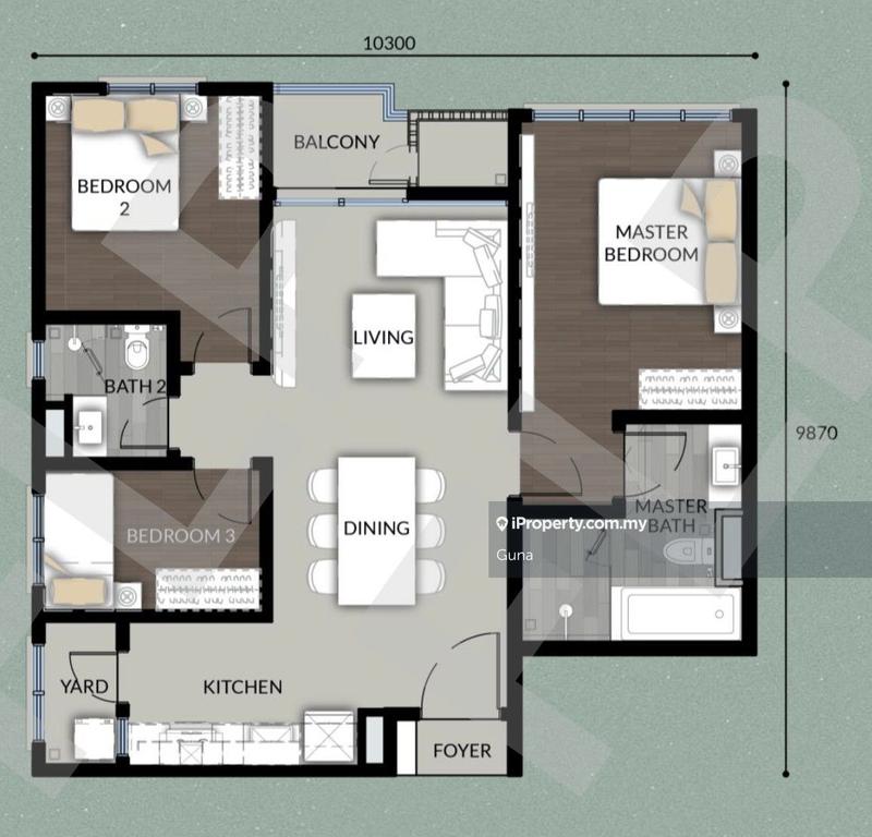 Kondominium untuk Dijual di Bangsar Hill Park oleh Guna - iProperty.com.my